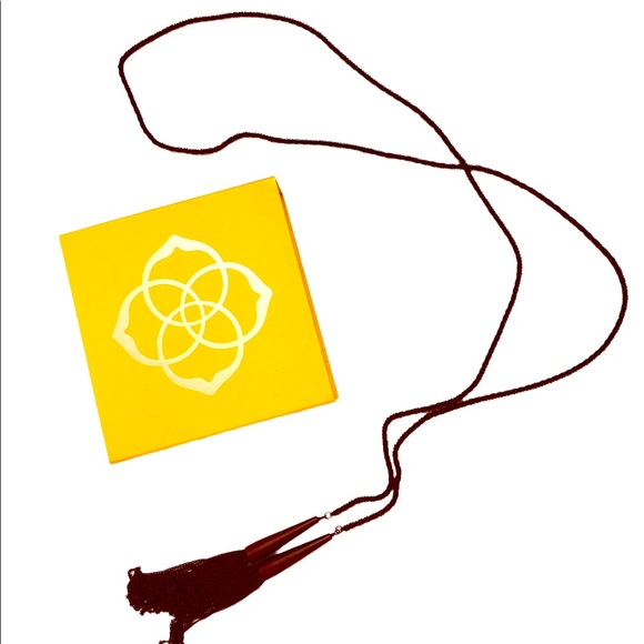 Kendra Scott Wine Phara Lariat Necklace - Picture 3 of 4